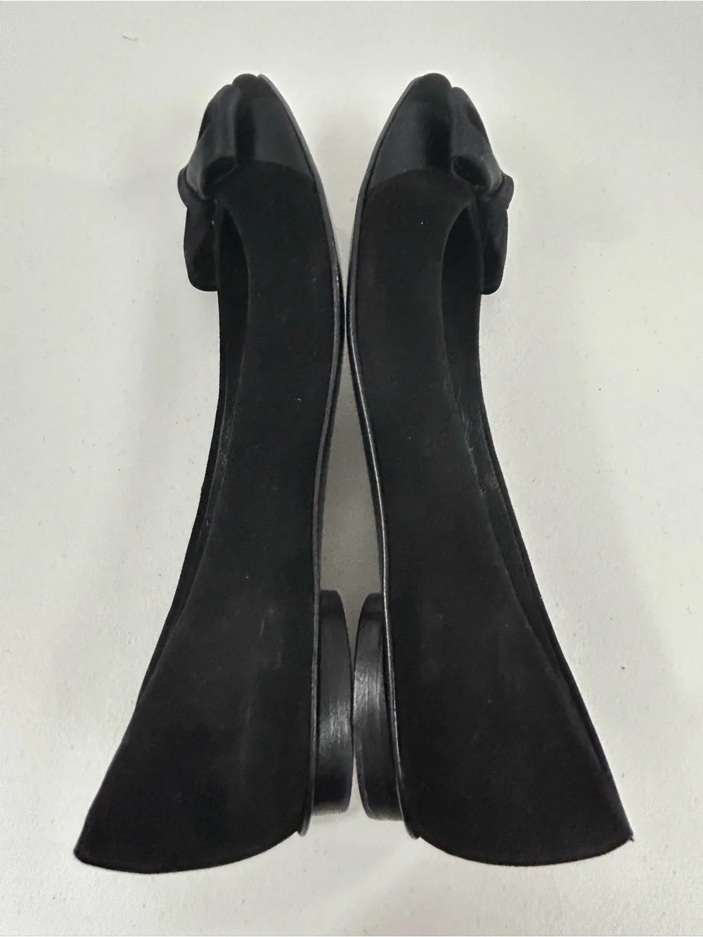 Stuart Weitzman black tags worn
